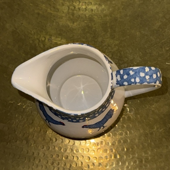 Chanticleer ICTC Milk Jug Rooster Pitcher Alice Cotterell Pottery England - Picture 2 of 6